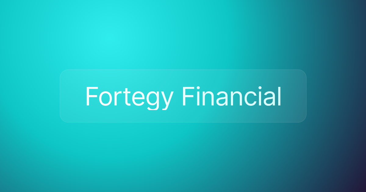 Fortegy Financial