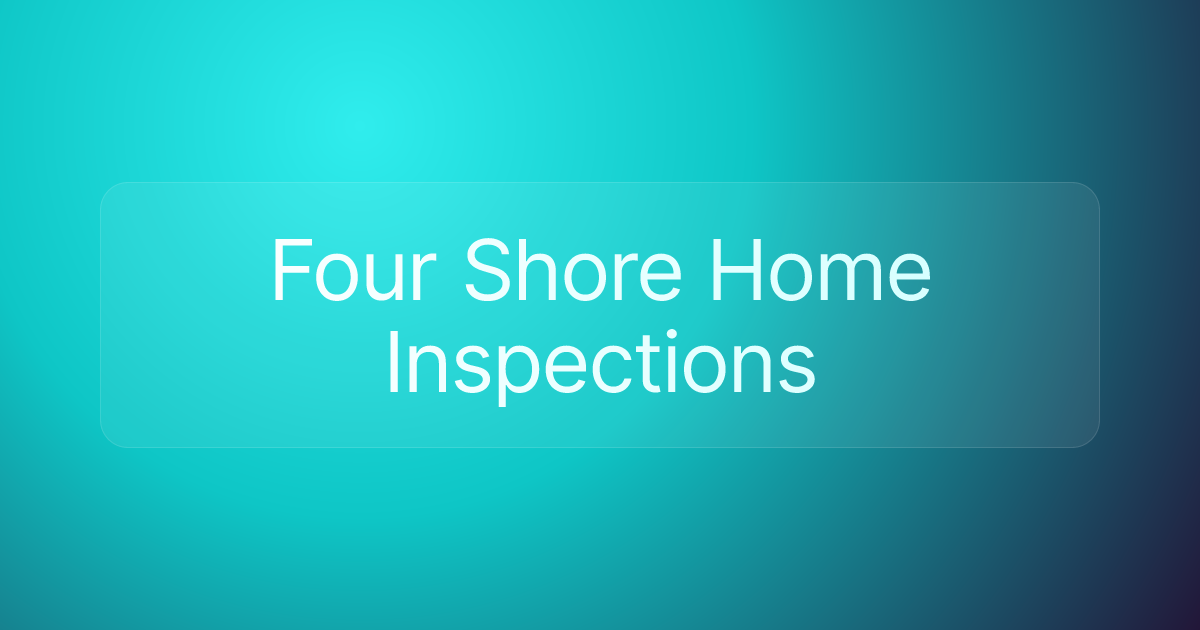 Four Shore Home Inspections