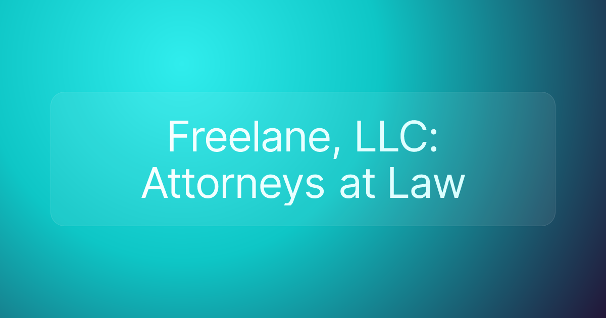 Freelane, LLC: Attorneys at Law