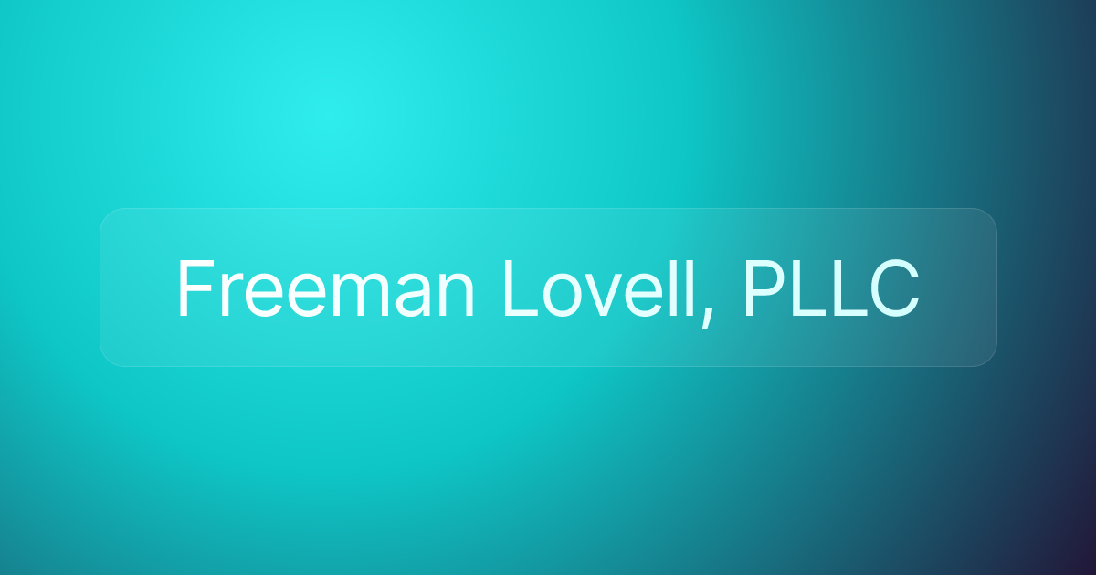 Freeman Lovell, PLLC
