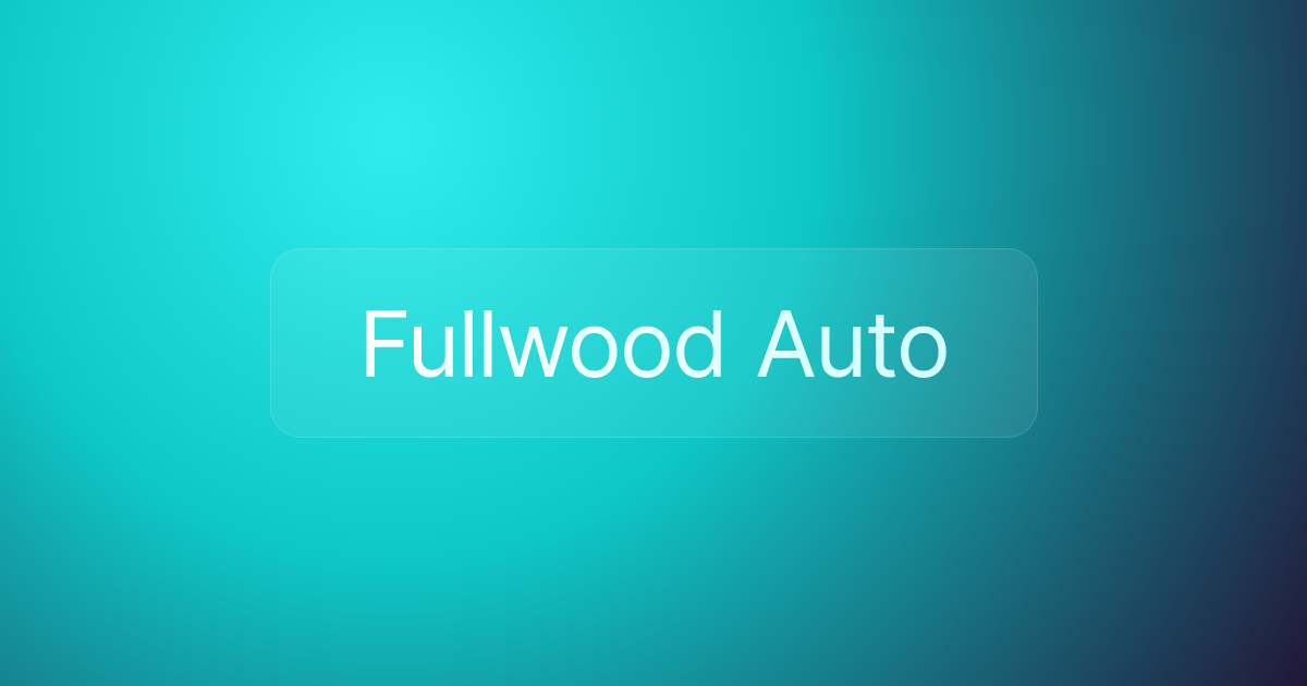 Fullwood Auto