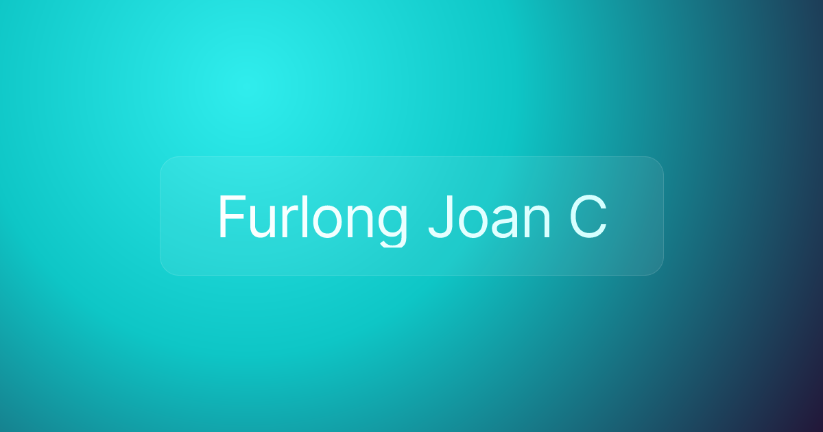 Furlong Joan C
