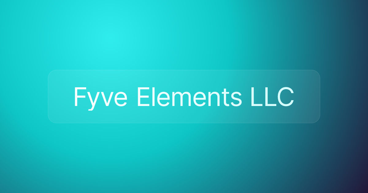 Fyve Elements LLC