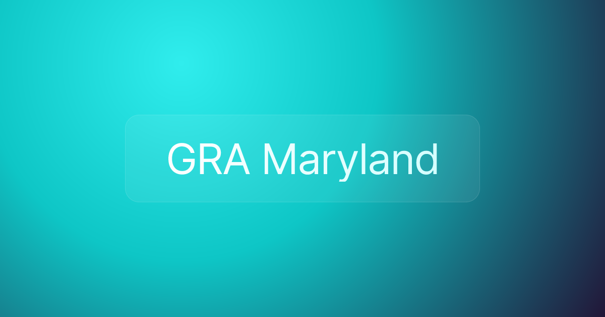 GRA Maryland