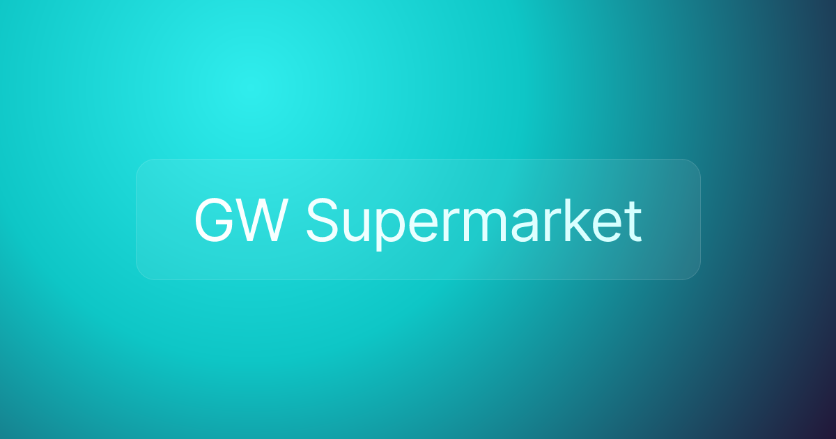 GW Supermarket