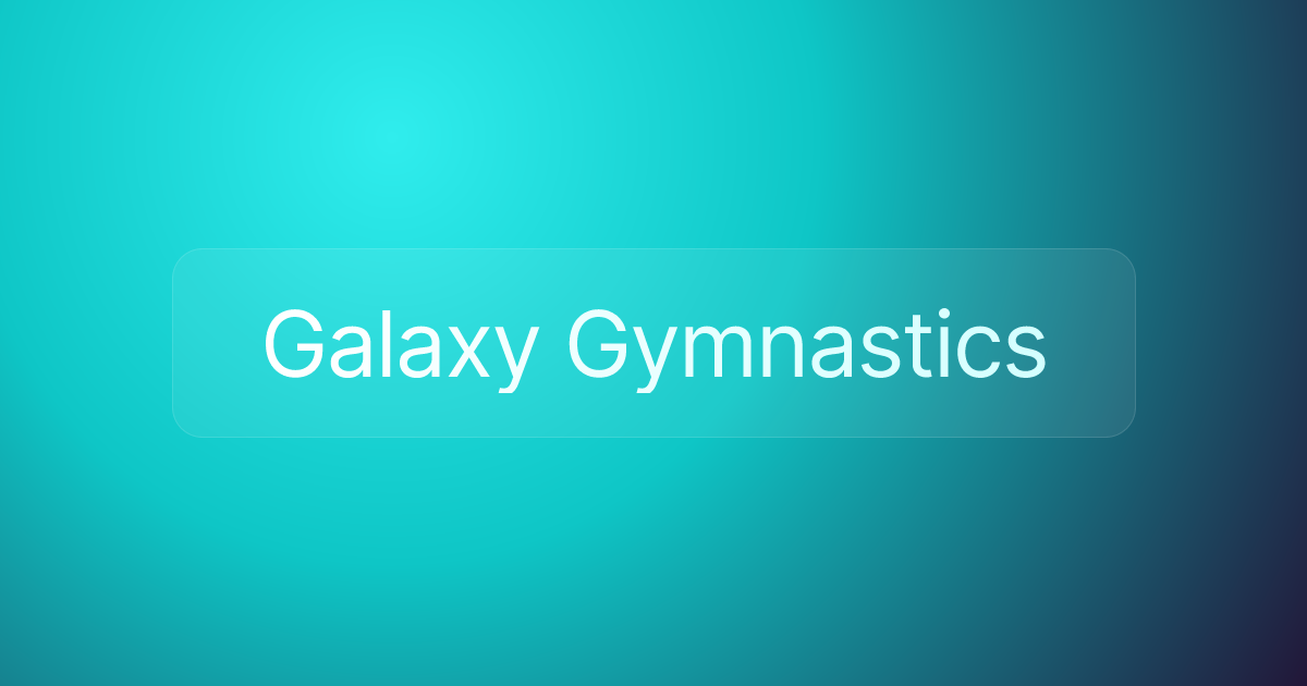 Galaxy Gymnastics