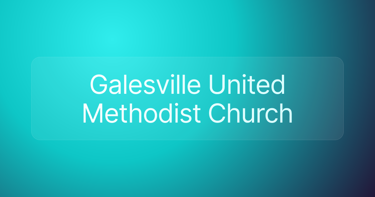 Galesville United Methodist Church
