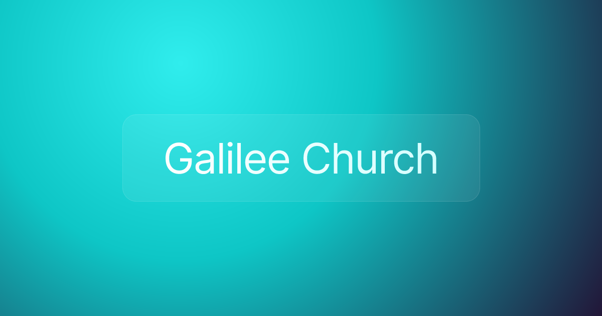 Galilee Church