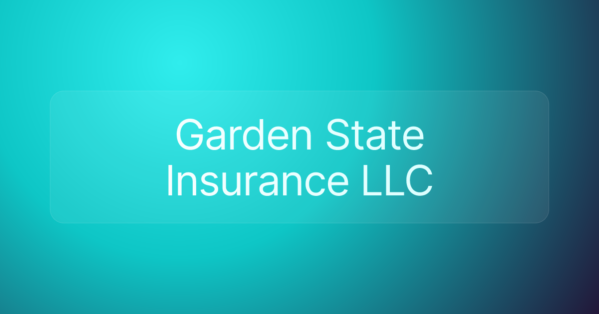 Garden State Insurance LLC