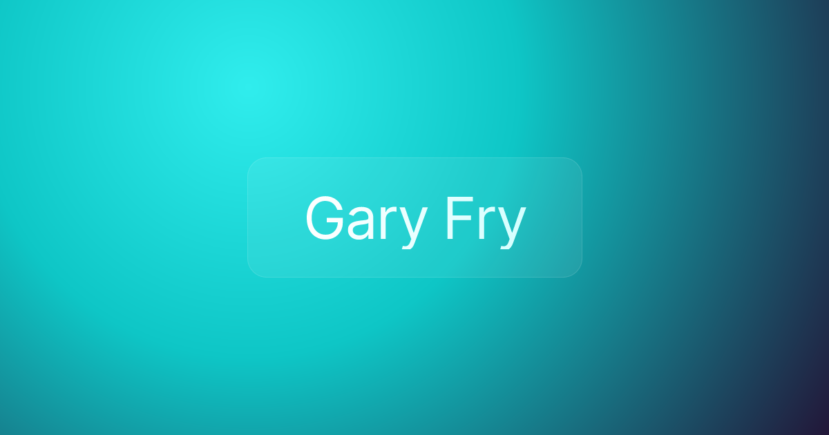 Gary Fry