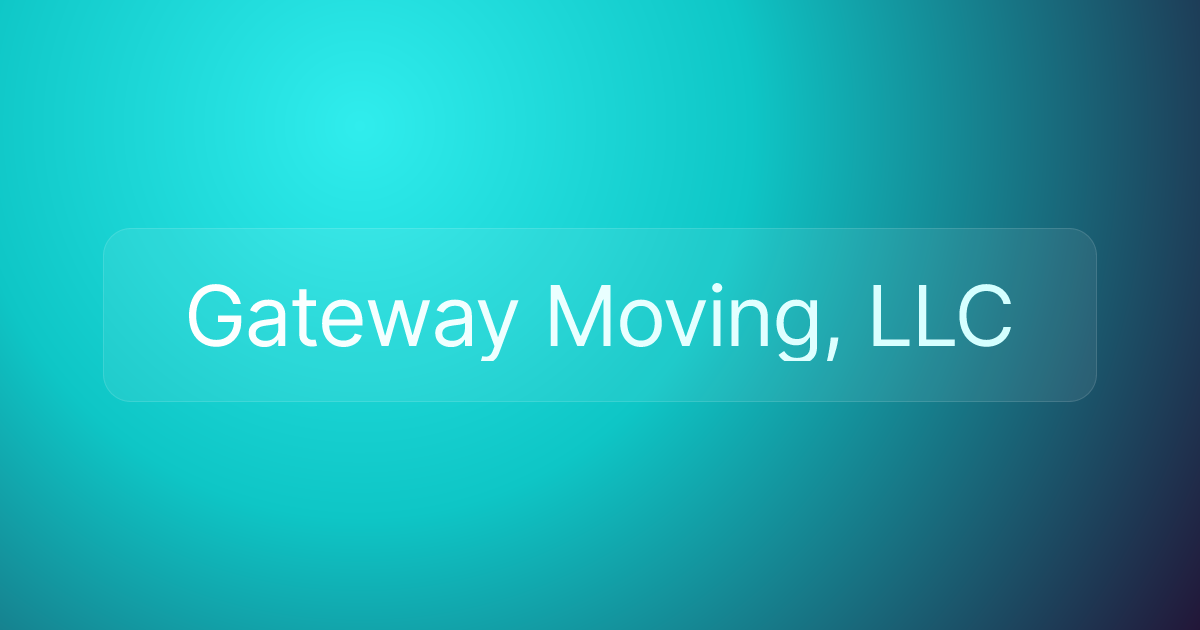 Gateway Moving, LLC