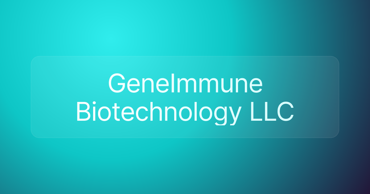 GeneImmune Biotechnology LLC