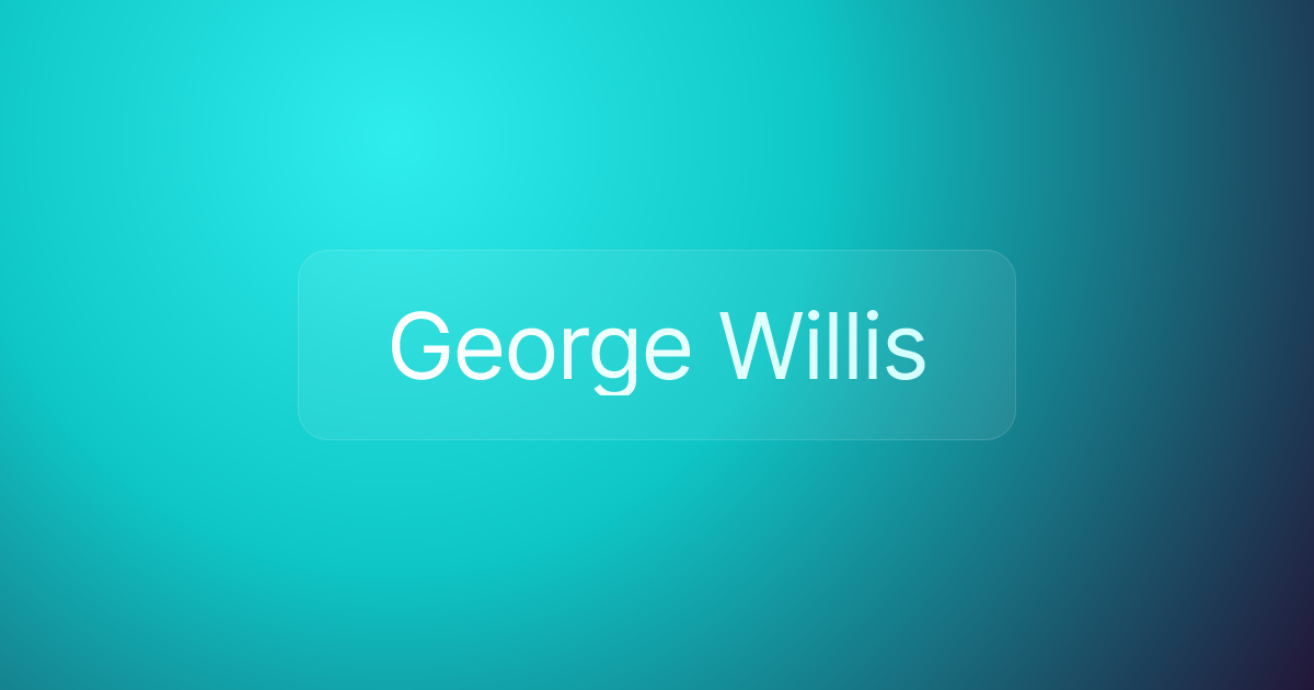 George Willis