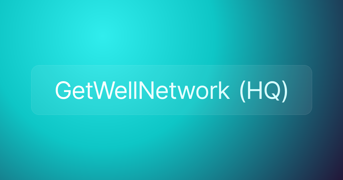 GetWellNetwork (HQ)