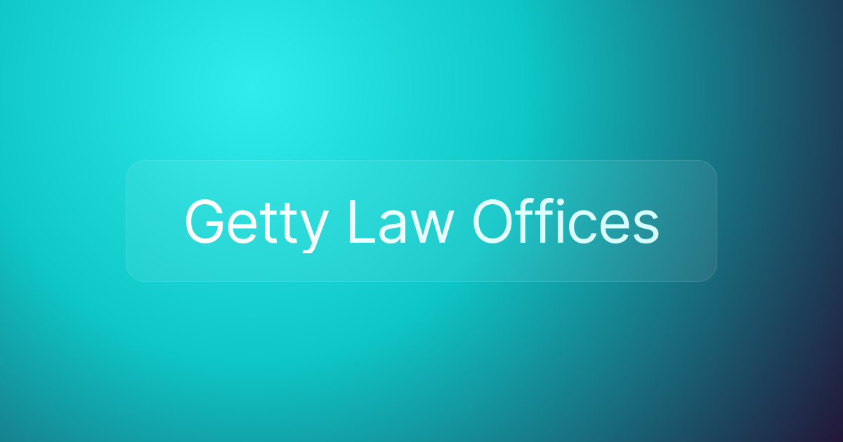 Getty Law Offices