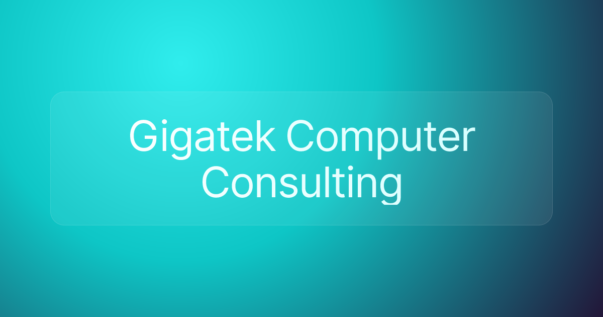 Gigatek Computer Consulting