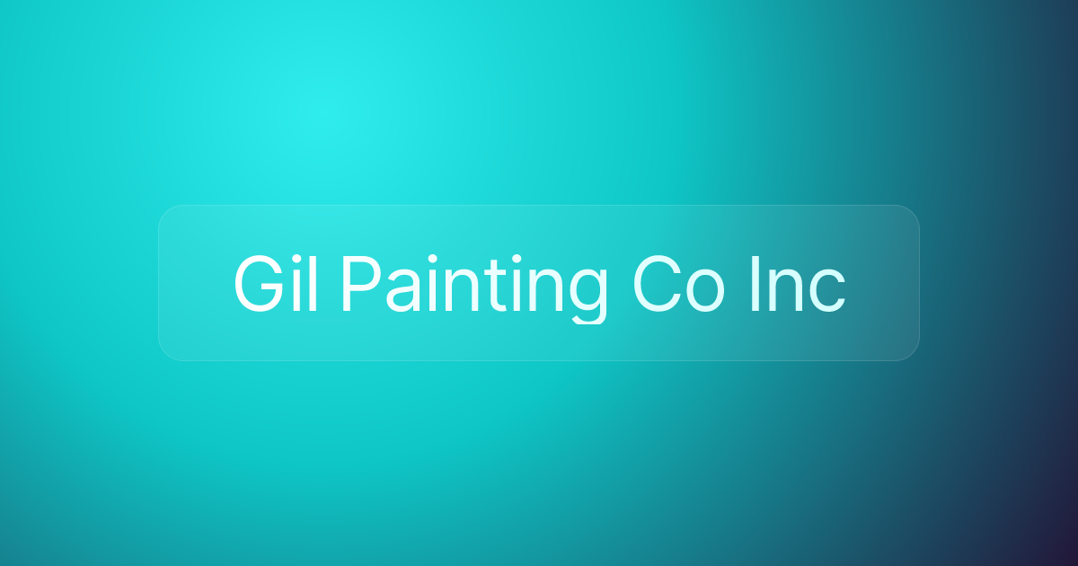 Gil Painting Co Inc