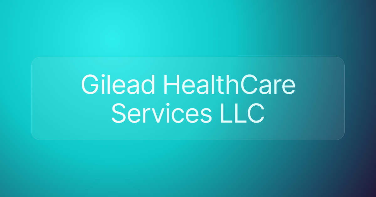 Gilead HealthCare Services LLC