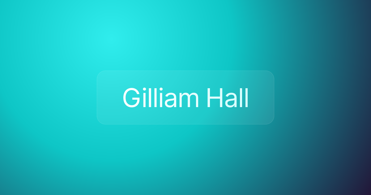 Gilliam Hall