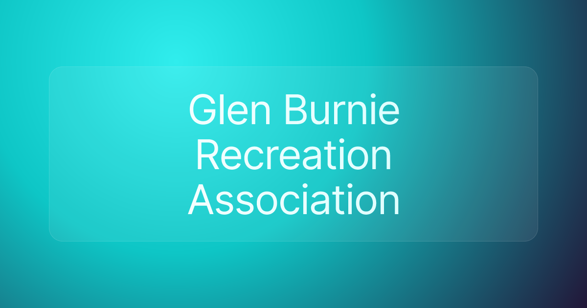 Glen Burnie Recreation Association