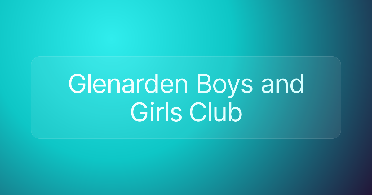 Glenarden Boys and Girls Club