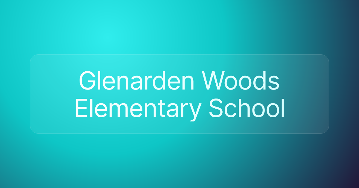 Glenarden Woods Elementary School
