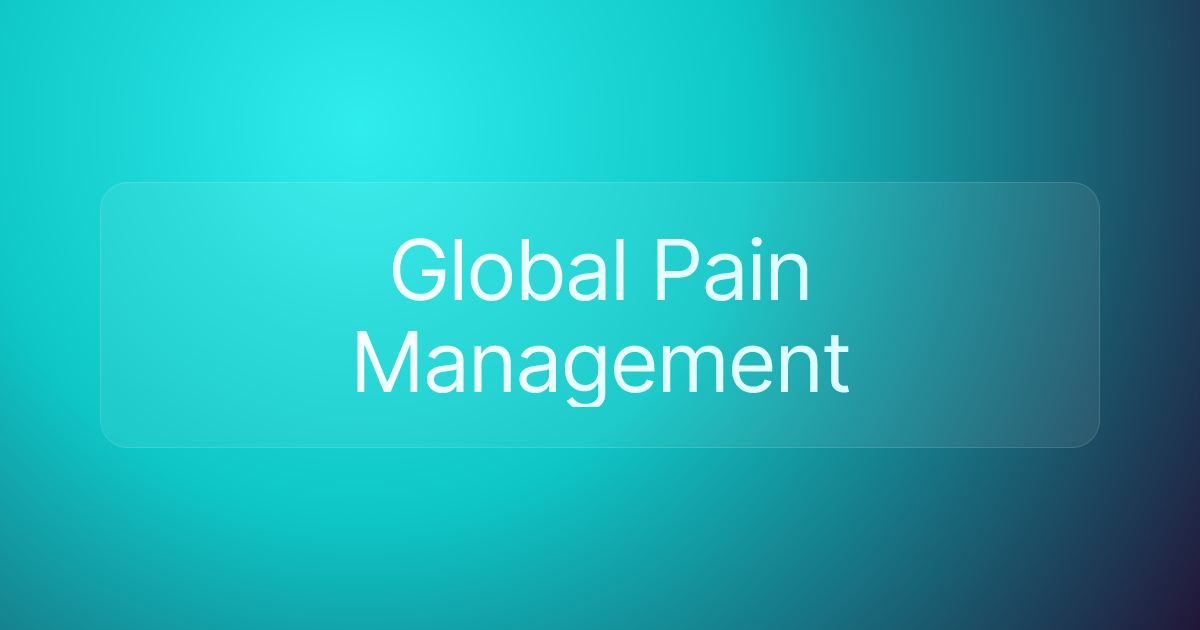 Global Pain Management