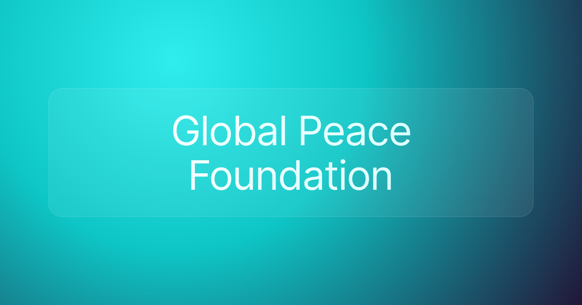 Global Peace Foundation
