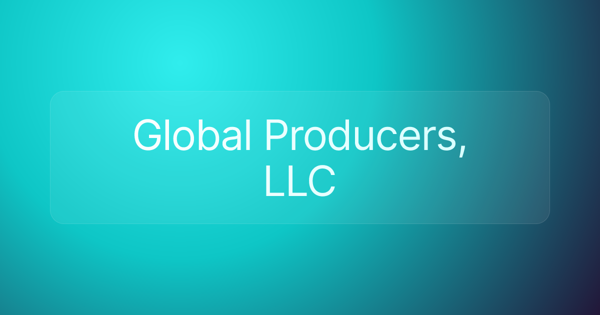 Global Producers, LLC