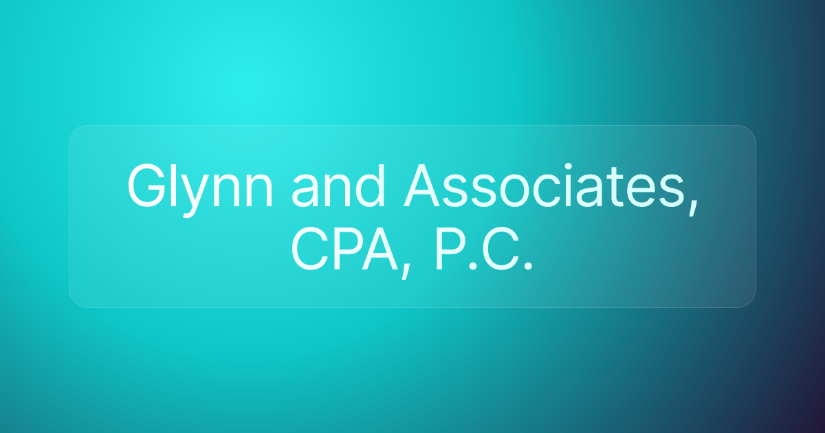 Glynn and Associates, CPA, P.C.