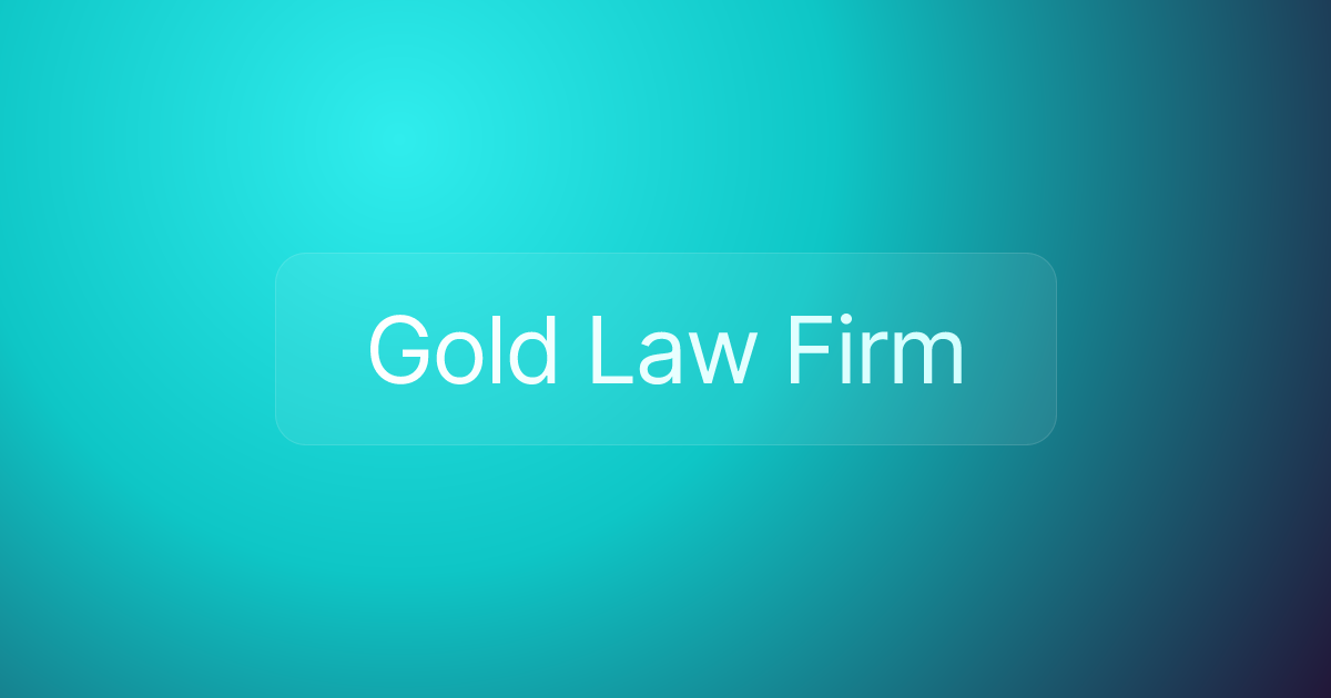 Gold Law Firm