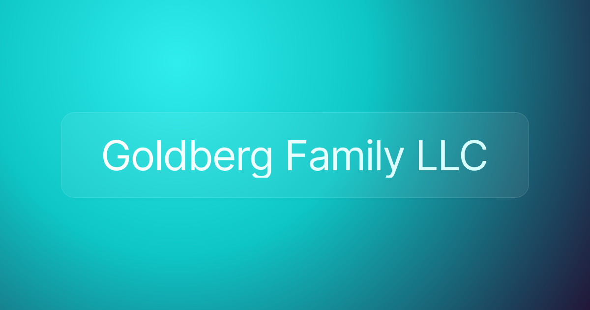 Goldberg Family LLC