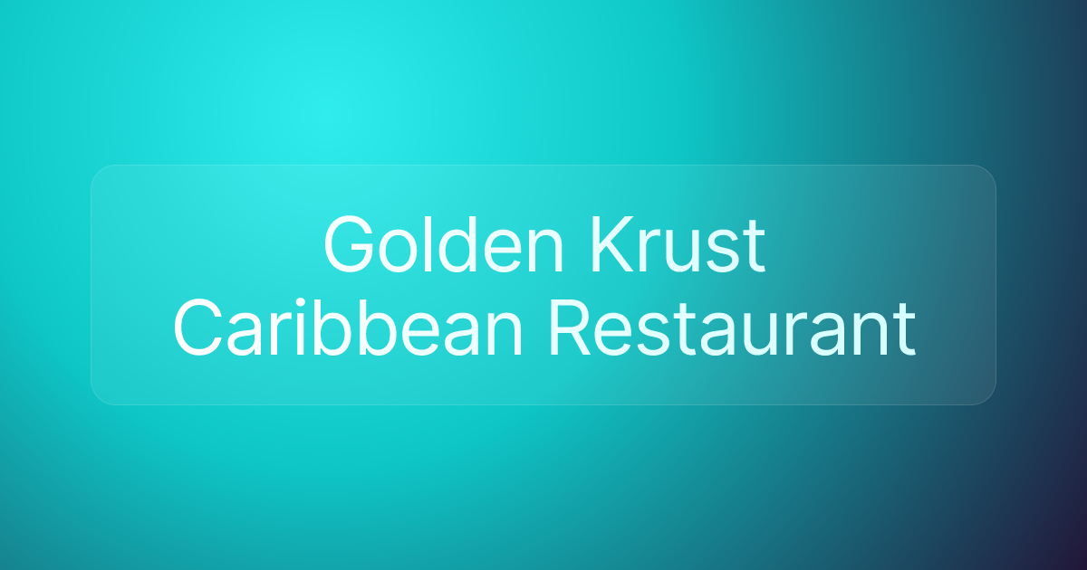 Golden Krust Caribbean Restaurant