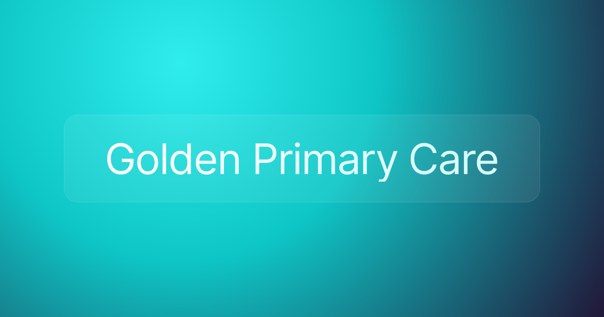Golden Primary Care