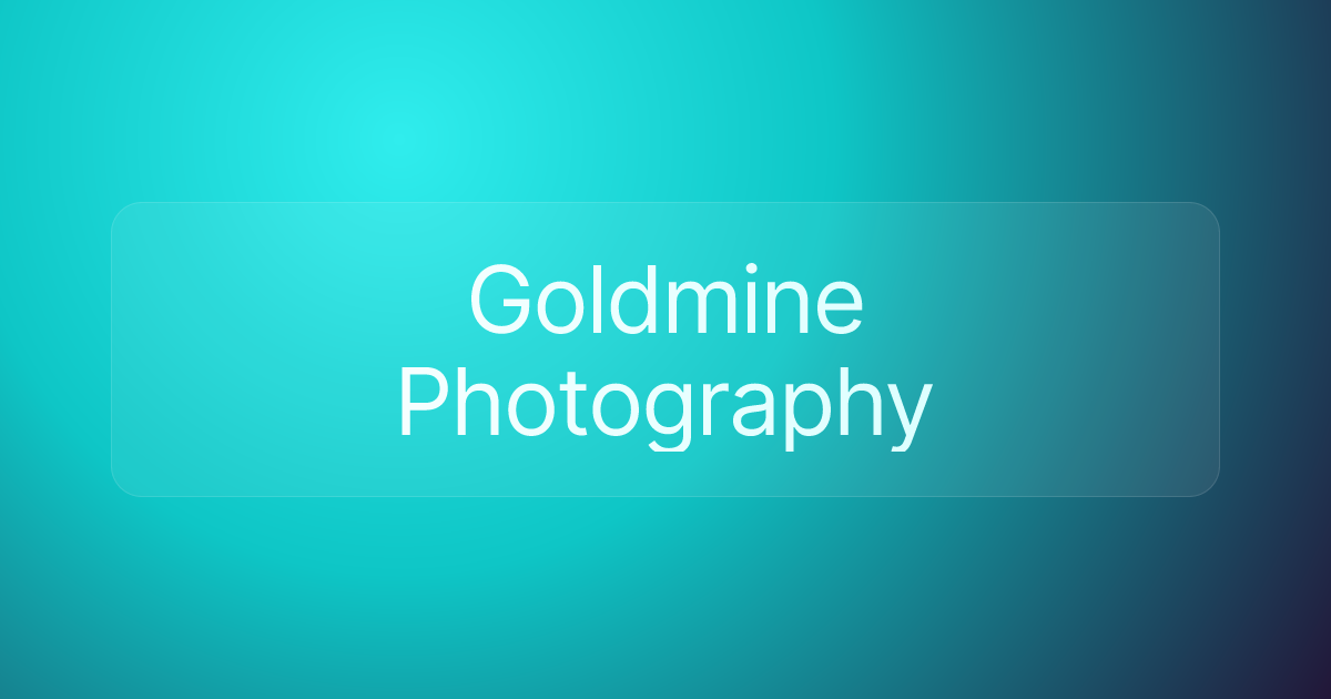 Goldmine Photography