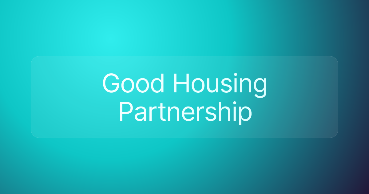 Good Housing Partnership