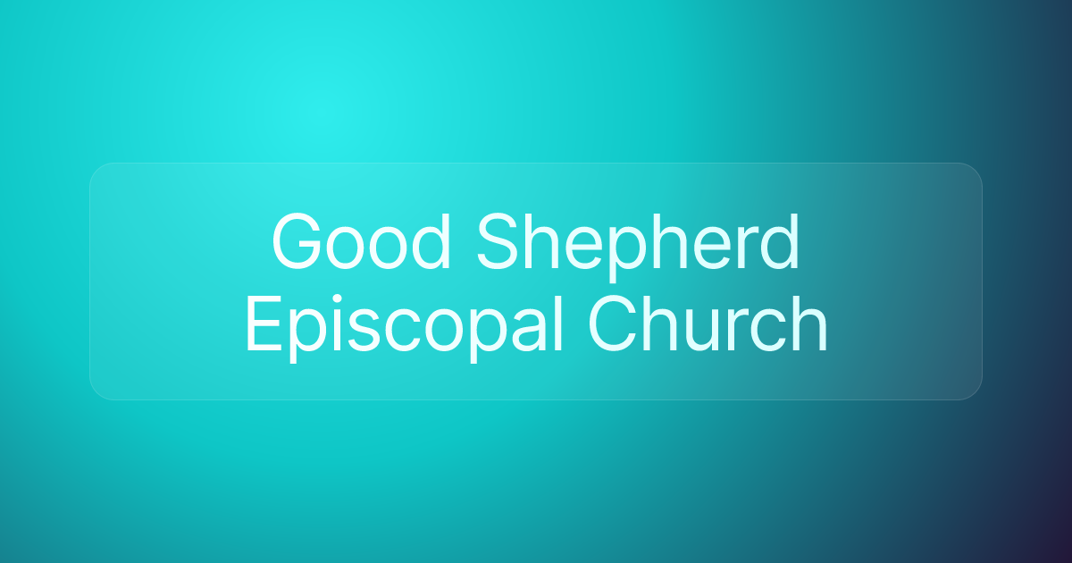 Good Shepherd Episcopal Church