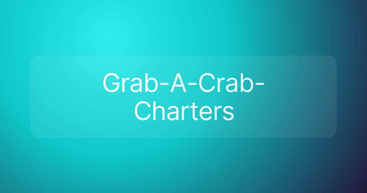 Grab-A-Crab-Charters