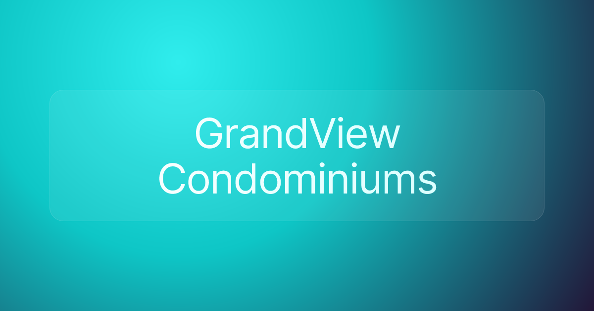 GrandView Condominiums