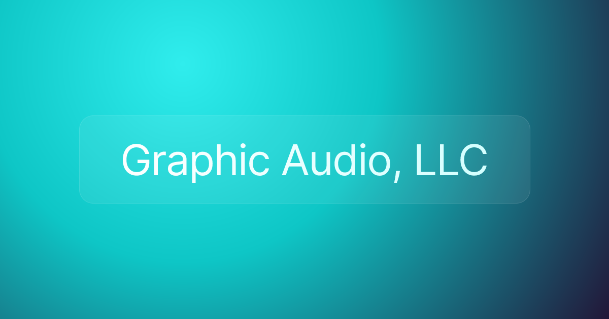 Graphic Audio, LLC