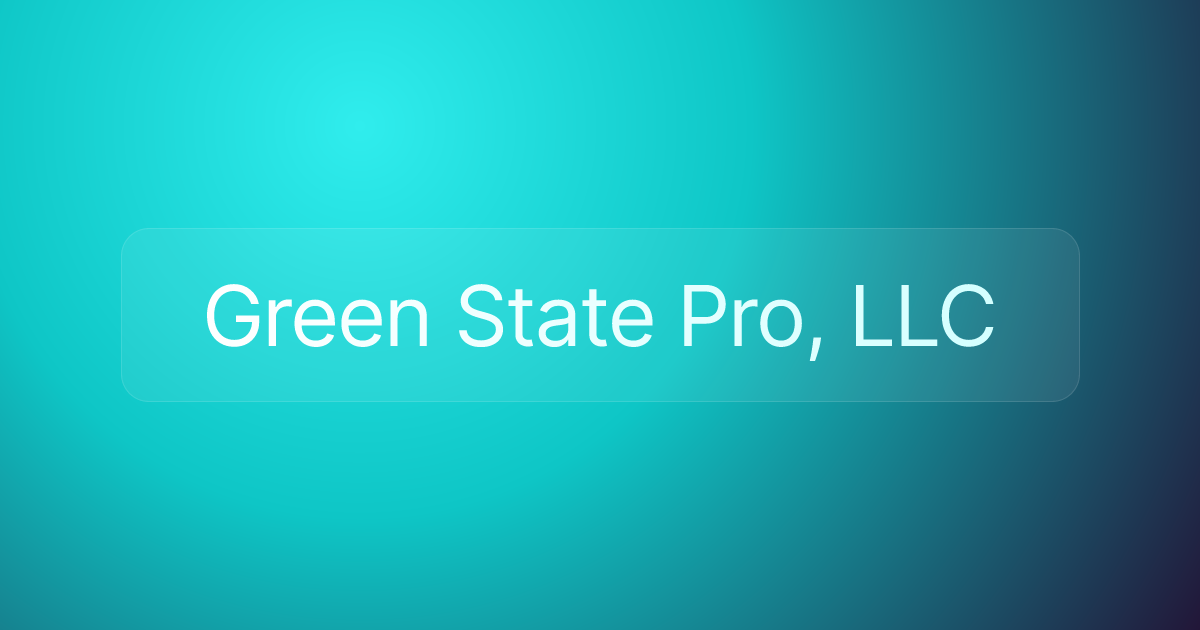 Green State Pro, LLC