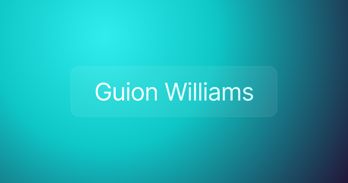 Guion Williams