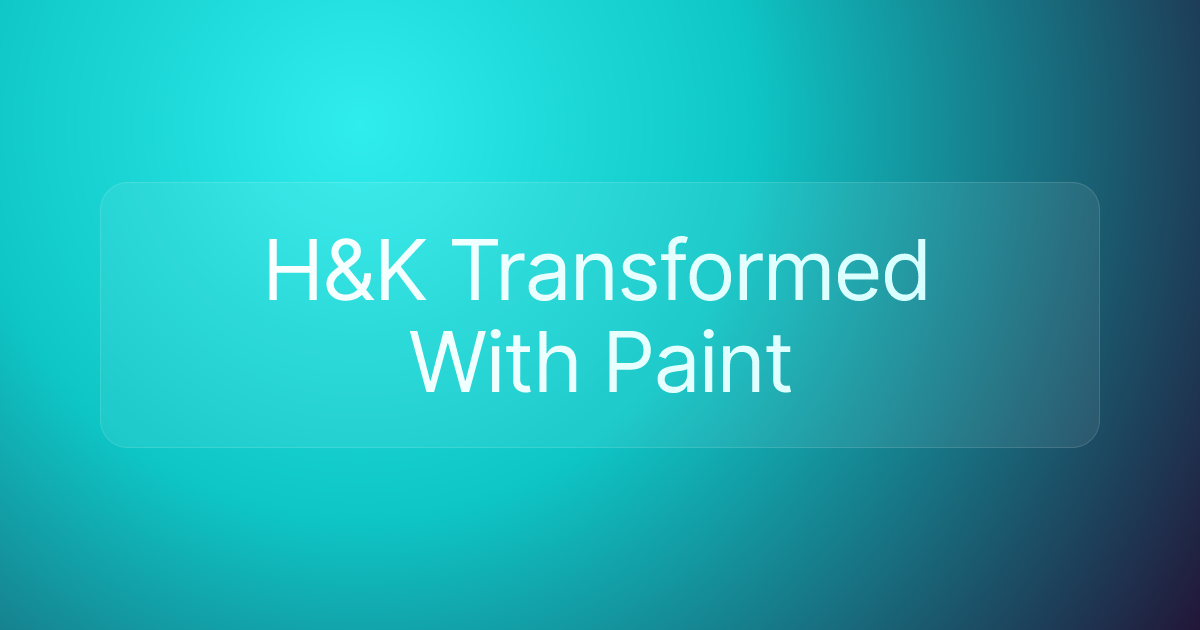 H&K Transformed With Paint