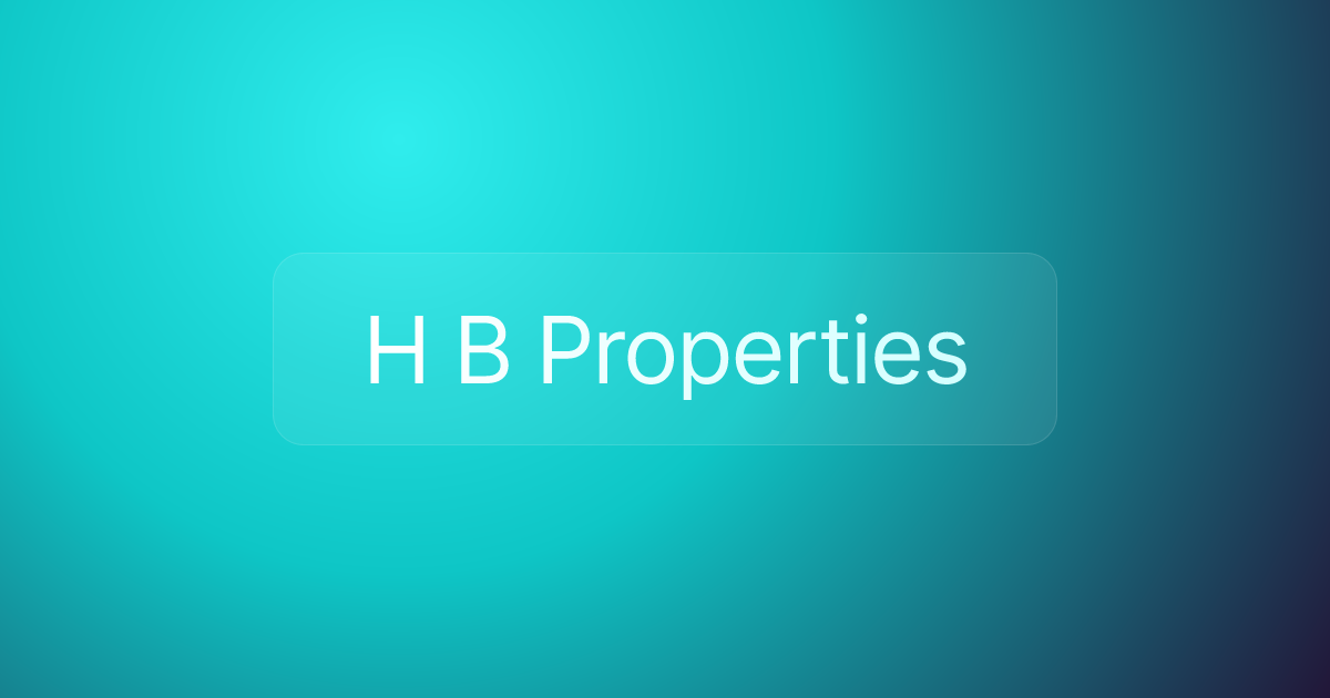 H B Properties
