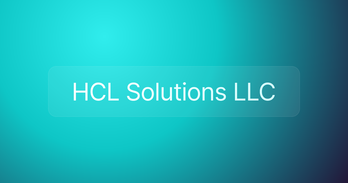 HCL Solutions LLC