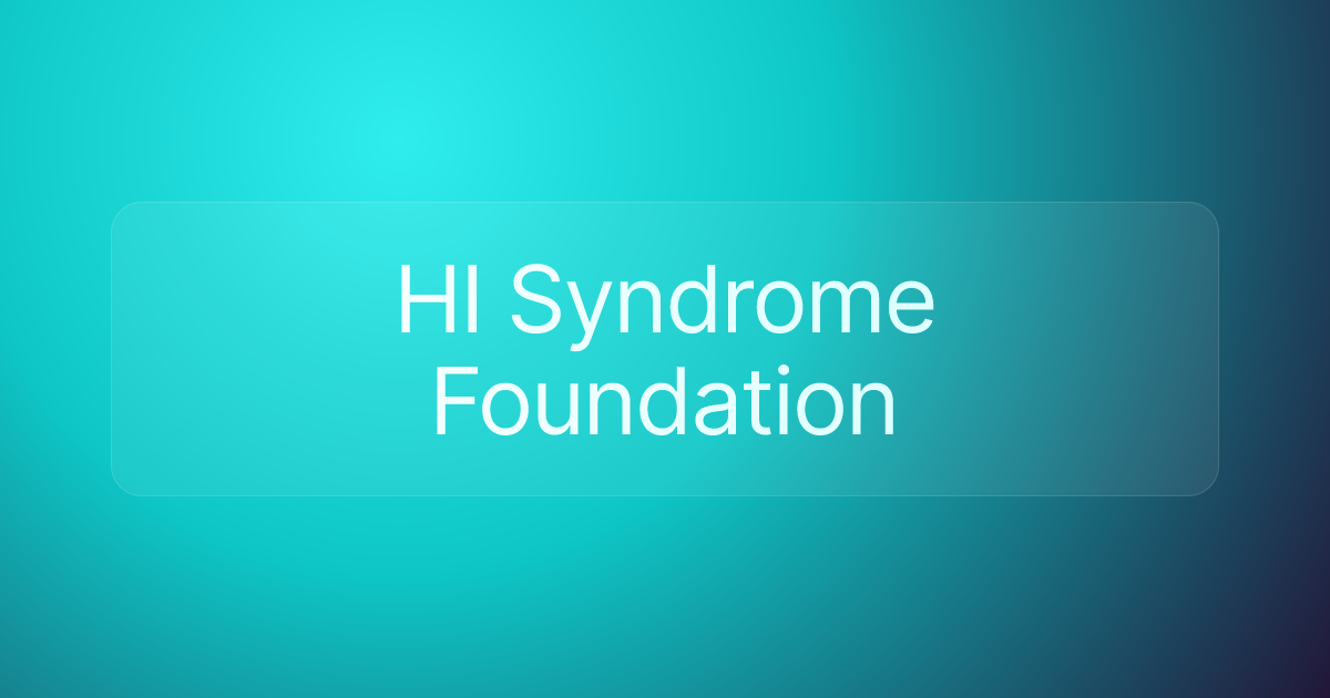 HI Syndrome Foundation