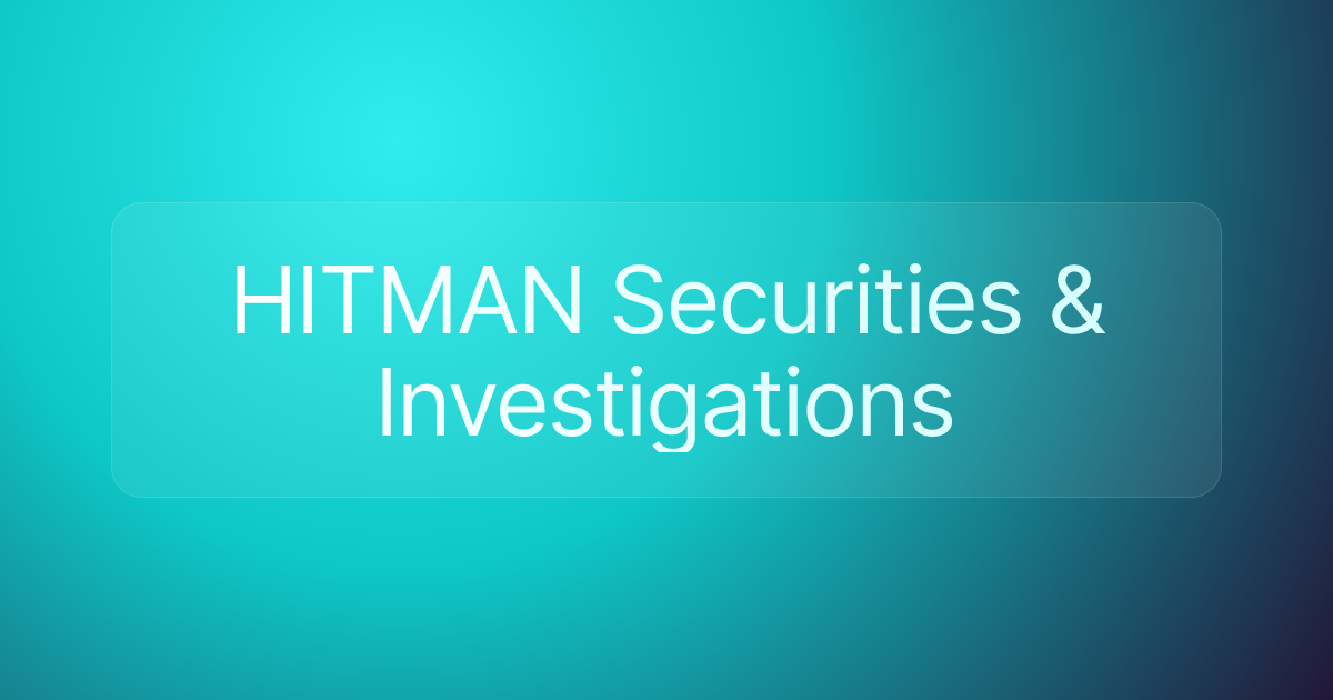 HITMAN Securities & Investigations