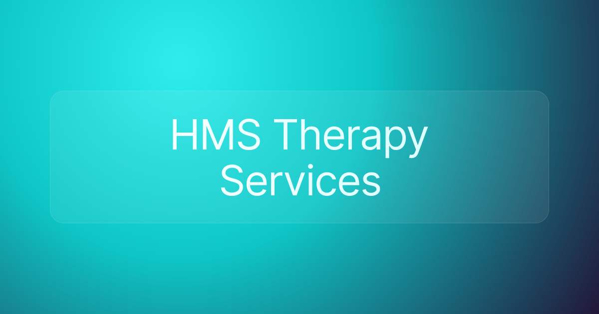 HMS Therapy Services