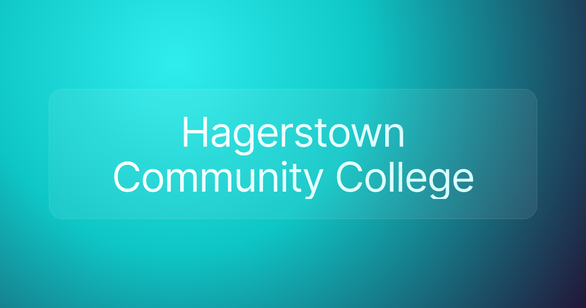 Hagerstown Community College