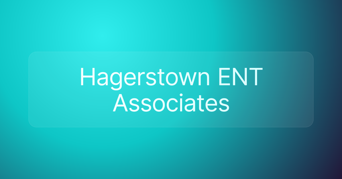 Hagerstown ENT Associates